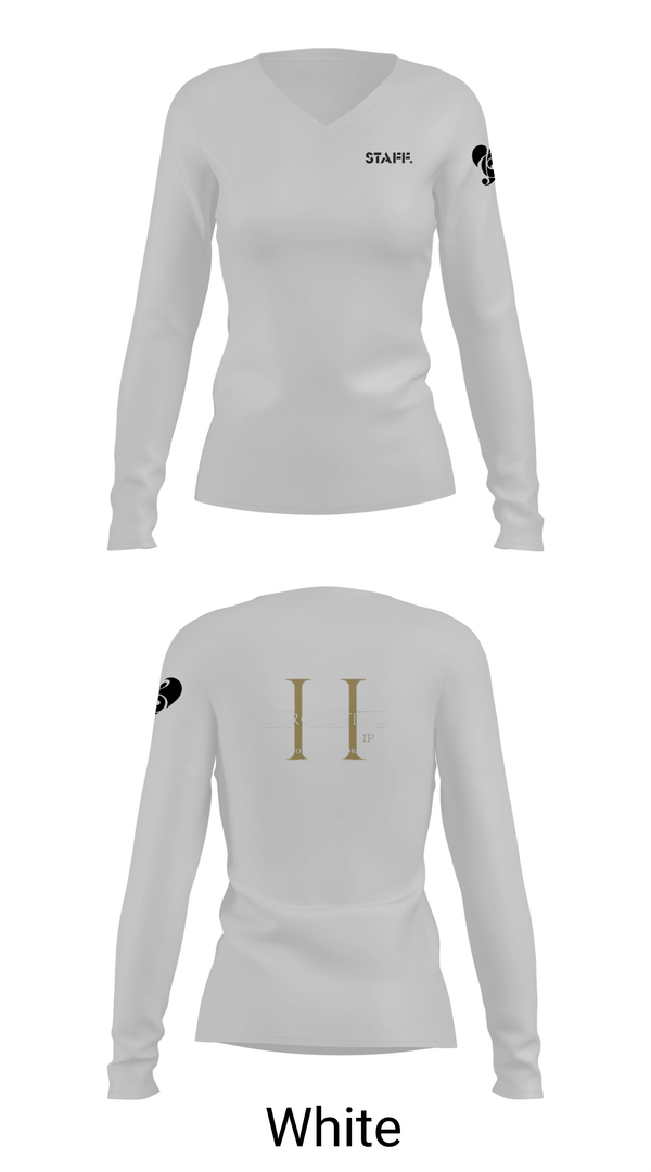 Womens Long Sleeve Vneck Shirt, HIP Orchestra Japan, , Teamtime, Team time, sublimation, custom sports apparel, team uniforms, spirit wear, spiritwear, sports uniforms, custom shirts, team store, custom team store, fundraiser sports, apparel fundraiser