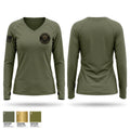 Marengo County SRT Women's Long Sleeve V-neck Shirt - 1