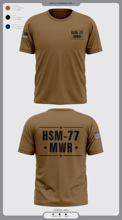 HSM-77 MWR 54616922 Short Sleeve Performance Shirt - 1