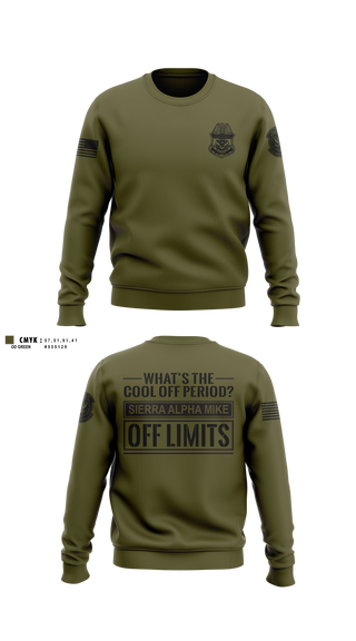 Crew Neck Sweatshirt, LAX Canine Enforcement Officer, Police, Teamtime, Team time, sublimation, custom sports apparel, team uniforms, spirit wear, spiritwear, sports uniforms, custom shirts, team store, custom team store, fundraiser sports, apparel fundraiser