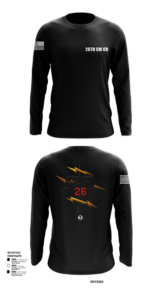 Long Sleeve Performance Shirt, 26th CM Co, , Teamtime, Team time, sublimation, custom sports apparel, team uniforms, spirit wear, spiritwear, sports uniforms, custom shirts, team store, custom team store, fundraiser sports, apparel fundraiser
