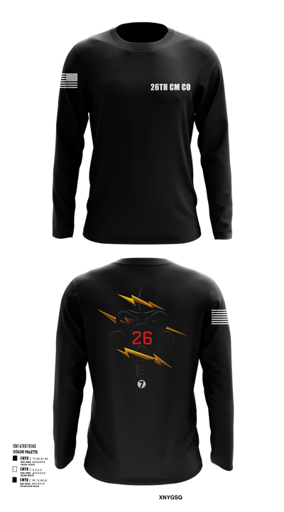 26th CM Co 80721197 Long Sleeve Performance Shirt 101