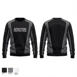 Crew Neck Sweatshirt, XFACTOR PROTECTION, Police, Teamtime, Team time, sublimation, custom sports apparel, team uniforms, spirit wear, spiritwear, sports uniforms, custom shirts, team store, custom team store, fundraiser sports, apparel fundraiser