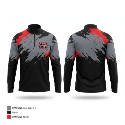 Maximum Quotient Track Club 14639917 Quarter Zip Jacket - 1