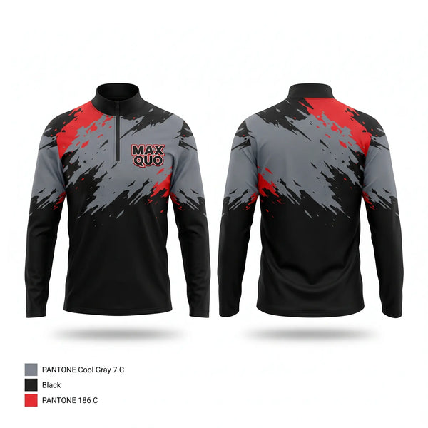 Quarter Zip Jacket, Maximum Quotient Track Club, Track & Field, Teamtime, Team time, sublimation, custom sports apparel, team uniforms, spirit wear, spiritwear, sports uniforms, custom shirts, team store, custom team store, fundraiser sports, apparel fundraiser