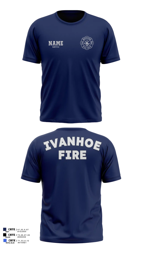 Ivanhoe Volunteer Fire Department Old School Cotton Shirt - 6