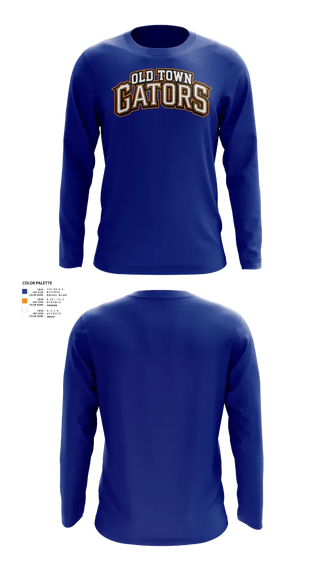 Long Sleeve Performance Shirt, Old Town Gators, , Teamtime, Team time, sublimation, custom sports apparel, team uniforms, spirit wear, spiritwear, sports uniforms, custom shirts, team store, custom team store, fundraiser sports, apparel fundraiser