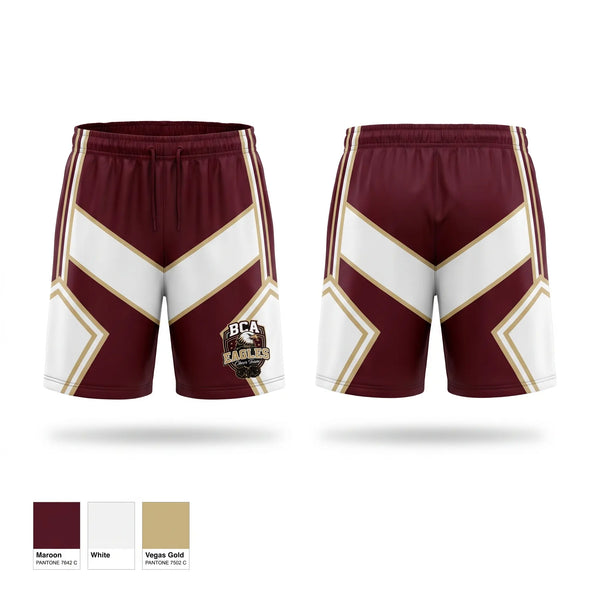Athletic Shorts With Pockets, Eagles, Cheer, Teamtime, Team time, sublimation, custom sports apparel, team uniforms, spirit wear, spiritwear, sports uniforms, custom shirts, team store, custom team store, fundraiser sports, apparel fundraiser