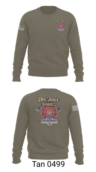 Crew Neck Sweatshirt, Au Sable Forks, Fire Department, Teamtime, Team time, sublimation, custom sports apparel, team uniforms, spirit wear, spiritwear, sports uniforms, custom shirts, team store, custom team store, fundraiser sports, apparel fundraiser