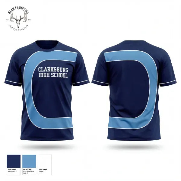 Old School Cotton Feel Shirt, Clarksburg High School, , Teamtime, Team time, sublimation, custom sports apparel, team uniforms, spirit wear, spiritwear, sports uniforms, custom shirts, team store, custom team store, fundraiser sports, apparel fundraiser