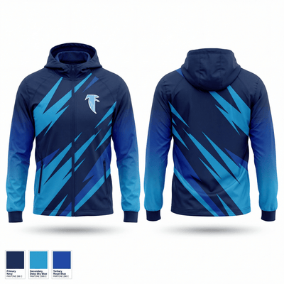 West Rowan Falcons 76430841 Windbreaker - 1