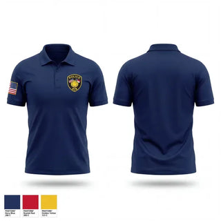 Short Sleeve Performance Polo, SCOTLAND NECK POLICE DEPARTMENT, Police, Teamtime, Team time, sublimation, custom sports apparel, team uniforms, spirit wear, spiritwear, sports uniforms, custom shirts, team store, custom team store, fundraiser sports, apparel fundraiser