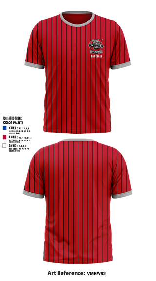 Short Sleeve Performance Shirt, Clarkston RiverDawgs, Baseball, Teamtime, Team time, sublimation, custom sports apparel, team uniforms, spirit wear, spiritwear, sports uniforms, custom shirts, team store, custom team store, fundraiser sports, apparel fundraiser