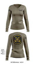 DEPT OF MEDICAL READINESS 60884043 Women's Long Sleeve V-neck Shirt - 11