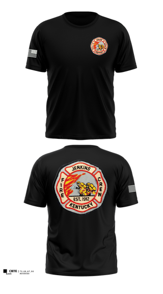 Short Sleeve Performance Shirt, Jenkins fire department, Fire Department, Teamtime, Team time, sublimation, custom sports apparel, team uniforms, spirit wear, spiritwear, sports uniforms, custom shirts, team store, custom team store, fundraiser sports, apparel fundraiser