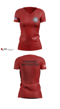 Firearms instructor Women's Short Sleeve V-neck Shirt - 5