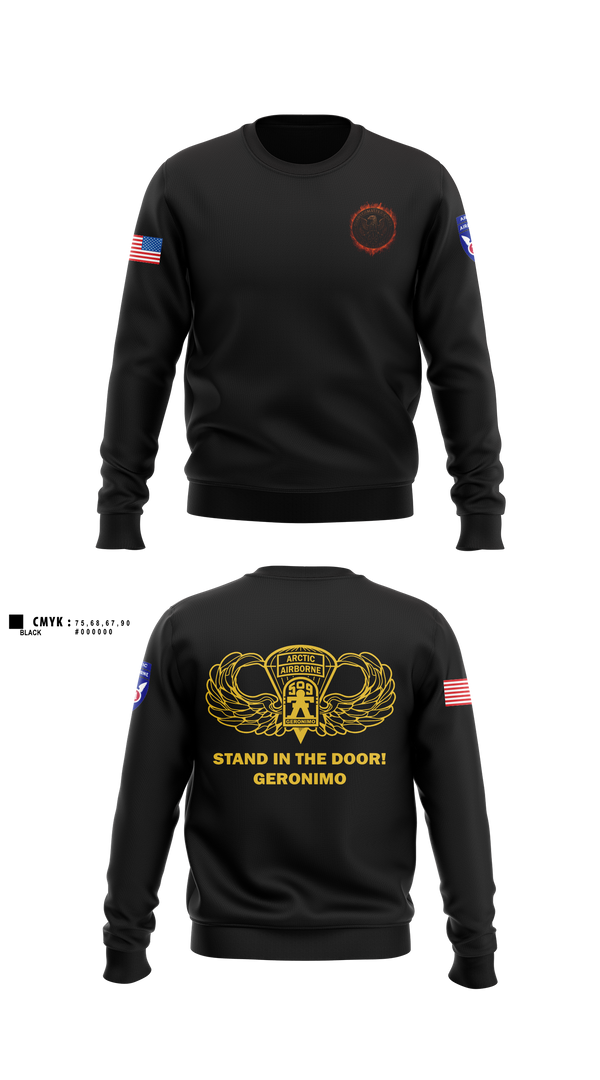 Crew Neck Sweatshirt, 3/509, Army, Teamtime, Team time, sublimation, custom sports apparel, team uniforms, spirit wear, spiritwear, sports uniforms, custom shirts, team store, custom team store, fundraiser sports, apparel fundraiser