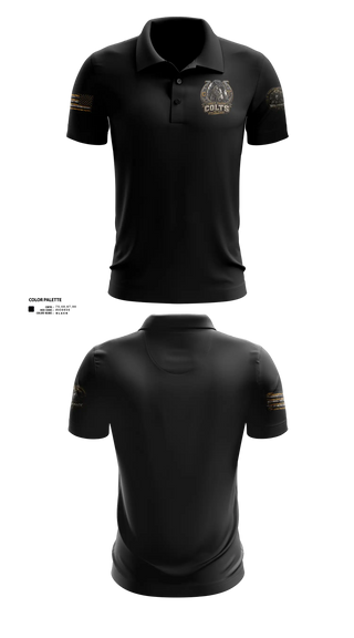 Short Sleeve Performance Polo, Madigan pharmacy colts, Army, Teamtime, Team time, sublimation, custom sports apparel, team uniforms, spirit wear, spiritwear, sports uniforms, custom shirts, team store, custom team store, fundraiser sports, apparel fundraiser