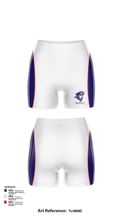 Kate Duncan Smith DAR School Volleyball 52095920 Women's Shorts - 42