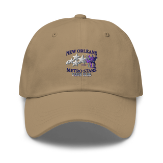 New Orleans Metro Stars Track Club Classic Dad Hat | Yupoong 6245CM