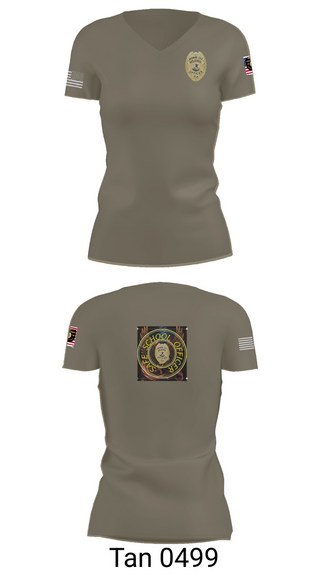 Womens Short Sleeve Vneck Shirt, School officer, , Teamtime, Team time, sublimation, custom sports apparel, team uniforms, spirit wear, spiritwear, sports uniforms, custom shirts, team store, custom team store, fundraiser sports, apparel fundraiser