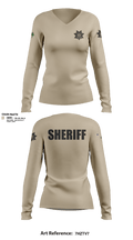 KCSO 22361769 Women's Long Sleeve V-neck Shirt - 1