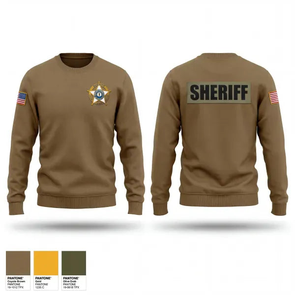 Crew Neck Sweatshirt, HCC, Police, Teamtime, Team time, sublimation, custom sports apparel, team uniforms, spirit wear, spiritwear, sports uniforms, custom shirts, team store, custom team store, fundraiser sports, apparel fundraiser