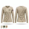 Siento Peer Support Women's Long Sleeve V-neck Shirt - 1