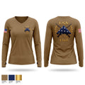 FHD Women's Long Sleeve V-neck Shirt - 1