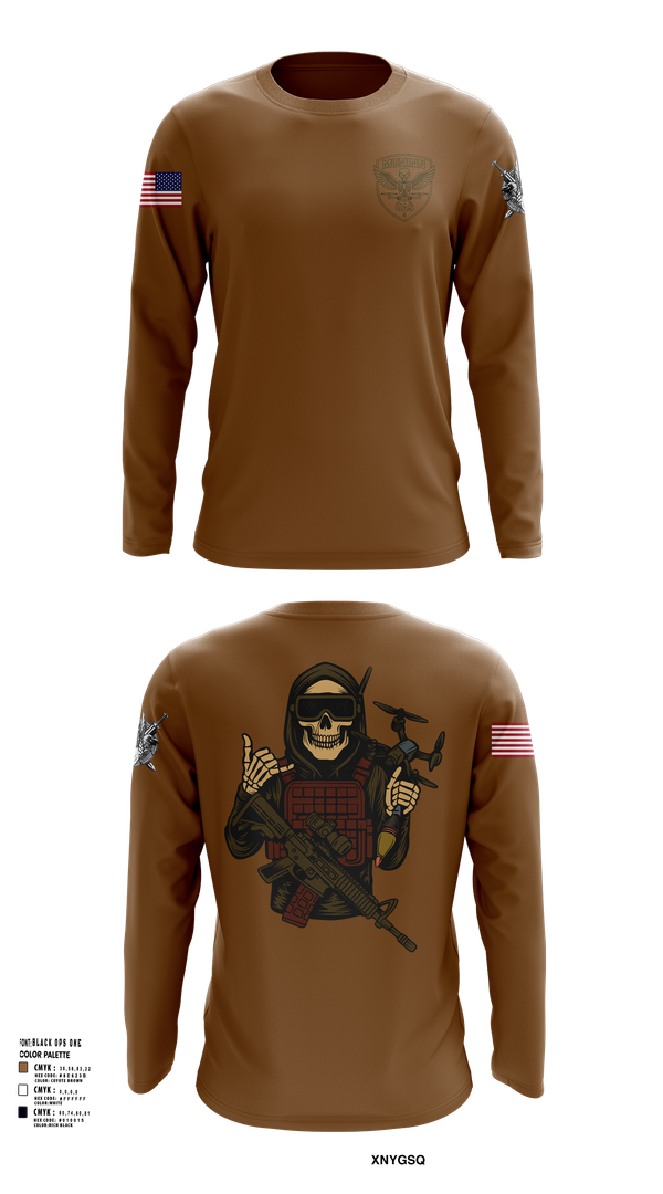 Long Sleeve Performance Shirt, D Co. UAS Platoon, , Teamtime, Team time, sublimation, custom sports apparel, team uniforms, spirit wear, spiritwear, sports uniforms, custom shirts, team store, custom team store, fundraiser sports, apparel fundraiser