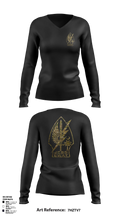 JCSO SWAT1 Women's Long Sleeve V-neck Shirt - 6