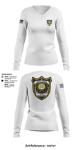 Explorer Post 2247 23554077 Women's Long Sleeve V-neck Shirt - 2