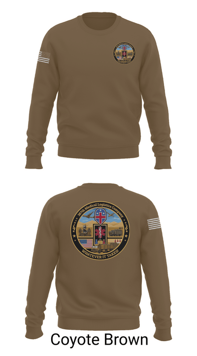 387th Medical Logistics Company 26711800 Crew Neck Sweatshirt - 5