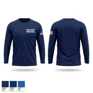 Long Sleeve Performance Shirt, Onley Police Department, Police, Teamtime, Team time, sublimation, custom sports apparel, team uniforms, spirit wear, spiritwear, sports uniforms, custom shirts, team store, custom team store, fundraiser sports, apparel fundraiser