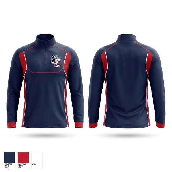 Quarter Zip Jacket, Ohio Independence, Baseball, Teamtime, Team time, sublimation, custom sports apparel, team uniforms, spirit wear, spiritwear, sports uniforms, custom shirts, team store, custom team store, fundraiser sports, apparel fundraiser