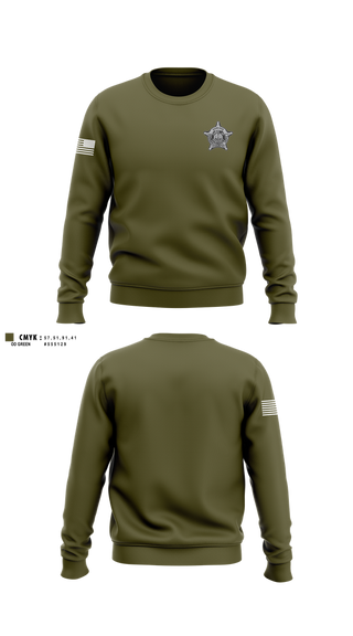 Crew Neck Sweatshirt, Hancock County Sheriff’s Office, , Teamtime, Team time, sublimation, custom sports apparel, team uniforms, spirit wear, spiritwear, sports uniforms, custom shirts, team store, custom team store, fundraiser sports, apparel fundraiser