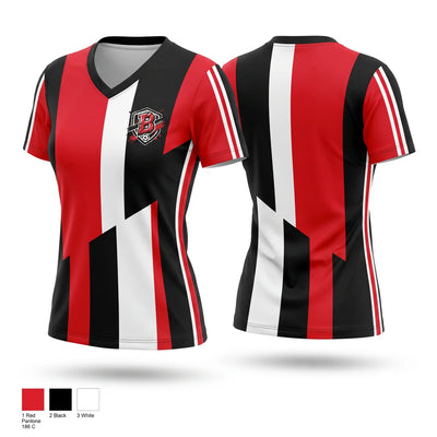 BREMEN HIGH SCHOOL Women's Short Sleeve V-neck Shirt - 1