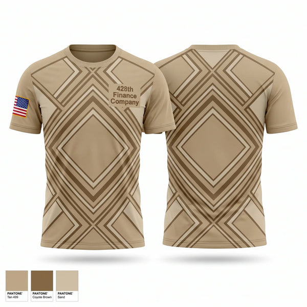 Short Sleeve Performance Shirt, 428th Finance Company, Army, Teamtime, Team time, sublimation, custom sports apparel, team uniforms, spirit wear, spiritwear, sports uniforms, custom shirts, team store, custom team store, fundraiser sports, apparel fundraiser