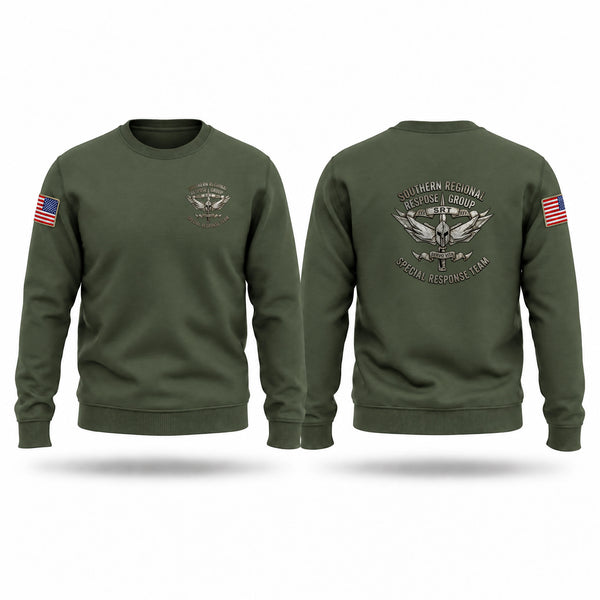 Crew Neck Sweatshirt, Southern Regional Response Group SRT, Police, Teamtime, Team time, sublimation, custom sports apparel, team uniforms, spirit wear, spiritwear, sports uniforms, custom shirts, team store, custom team store, fundraiser sports, apparel fundraiser
