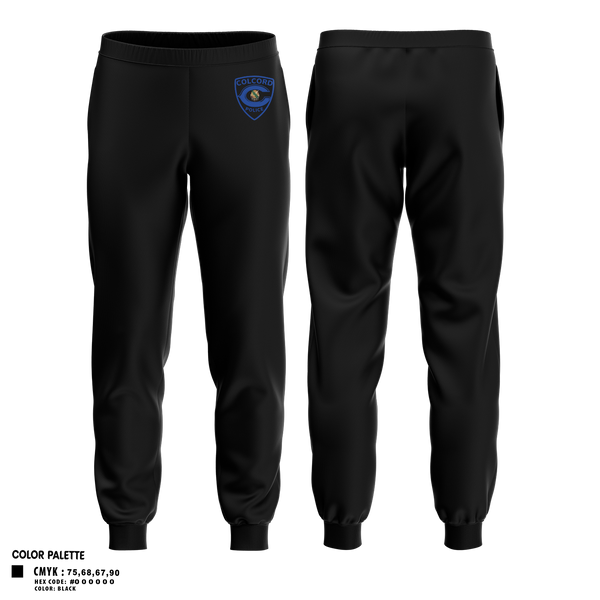 Joggers, Colcord Police Dept, , Teamtime, Team time, sublimation, custom sports apparel, team uniforms, spirit wear, spiritwear, sports uniforms, custom shirts, team store, custom team store, fundraiser sports, apparel fundraiser