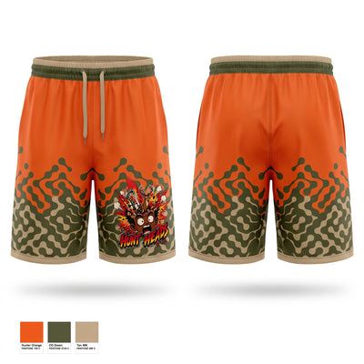 Hunt Heads Social Club Athletic Shorts With Pockets - 1