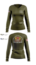 Greensboro Fire Department Rescue 5 92671362 Women's Long Sleeve V-neck Shirt - 2