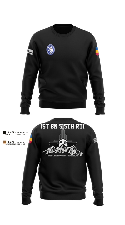 1st BN 515th RTI 17257625 Crew Neck Sweatshirt - 6