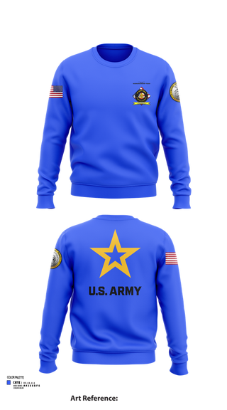 Crew Neck Sweatshirt, University of Toledo Army Marksmanship Unit, Army, Teamtime, Team time, sublimation, custom sports apparel, team uniforms, spirit wear, spiritwear, sports uniforms, custom shirts, team store, custom team store, fundraiser sports, apparel fundraiser