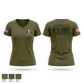 K9 Unit Women's Short Sleeve V-neck Shirt - 1
