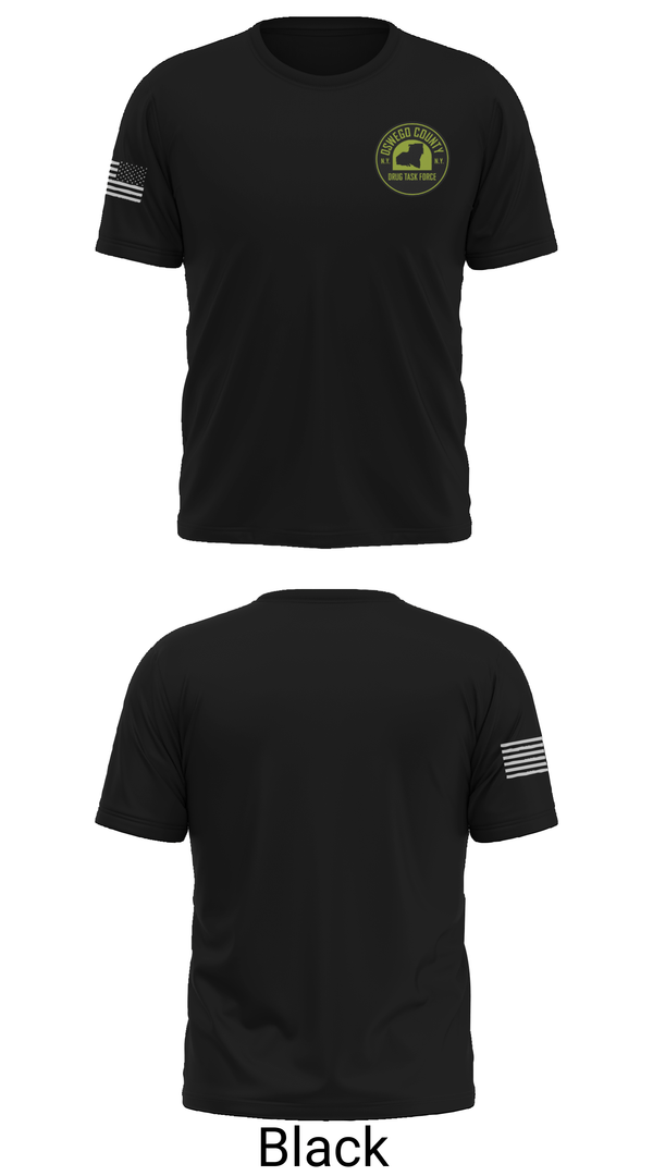 Short Sleeve Performance Shirt, Oswego County Drug Task Force, Police, Teamtime, Team time, sublimation, custom sports apparel, team uniforms, spirit wear, spiritwear, sports uniforms, custom shirts, team store, custom team store, fundraiser sports, apparel fundraiser