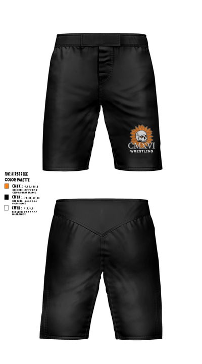 Nine 16 Wrestling Club 58954215 Fight Shorts - 2