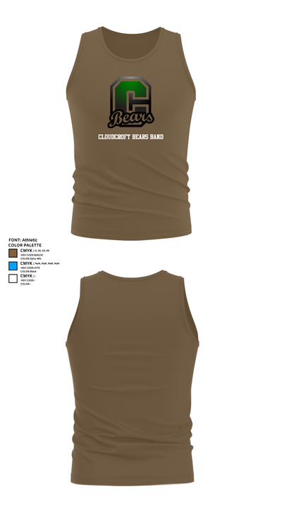 Cloudcroft Bears Band 7760214 Tank Top - 7