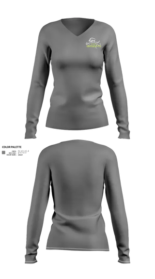 Womens Long Sleeve Vneck Shirt, Boston Banshees, Football, Teamtime, Team time, sublimation, custom sports apparel, team uniforms, spirit wear, spiritwear, sports uniforms, custom shirts, team store, custom team store, fundraiser sports, apparel fundraiser