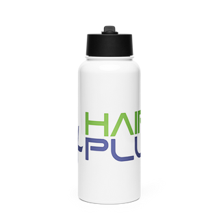 4Hair Plus 30643796 Stainless Steel Water Bottle with a Straw Lid
